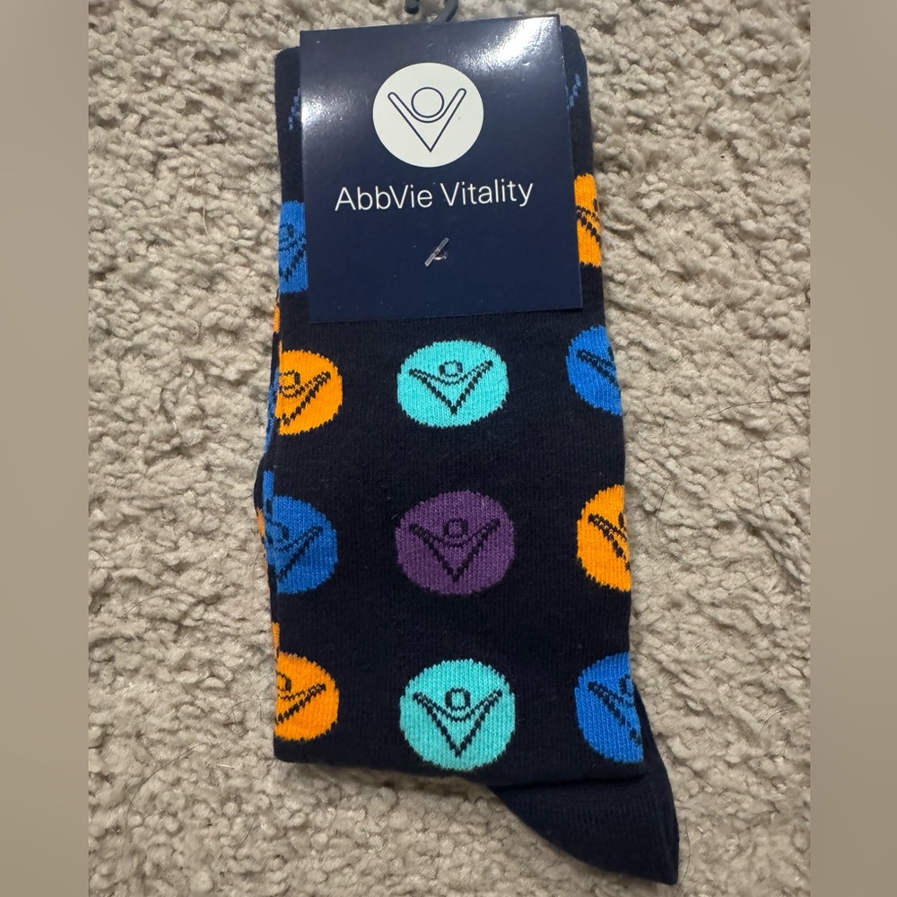 NWT ABBVIE VITALITY SOCKS
